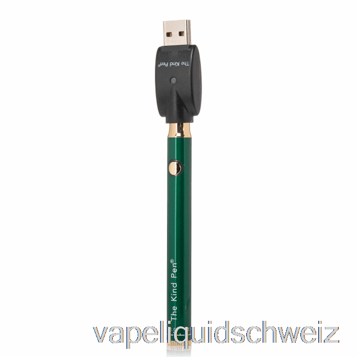 The Kind Pen Twist VV 510 Batterie Grün Gold Vape Schweiz